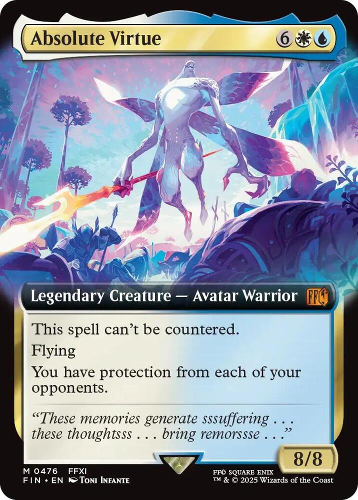 Absolute Virtue  476 (FINAL FANTASY)  - Extended Art Foil