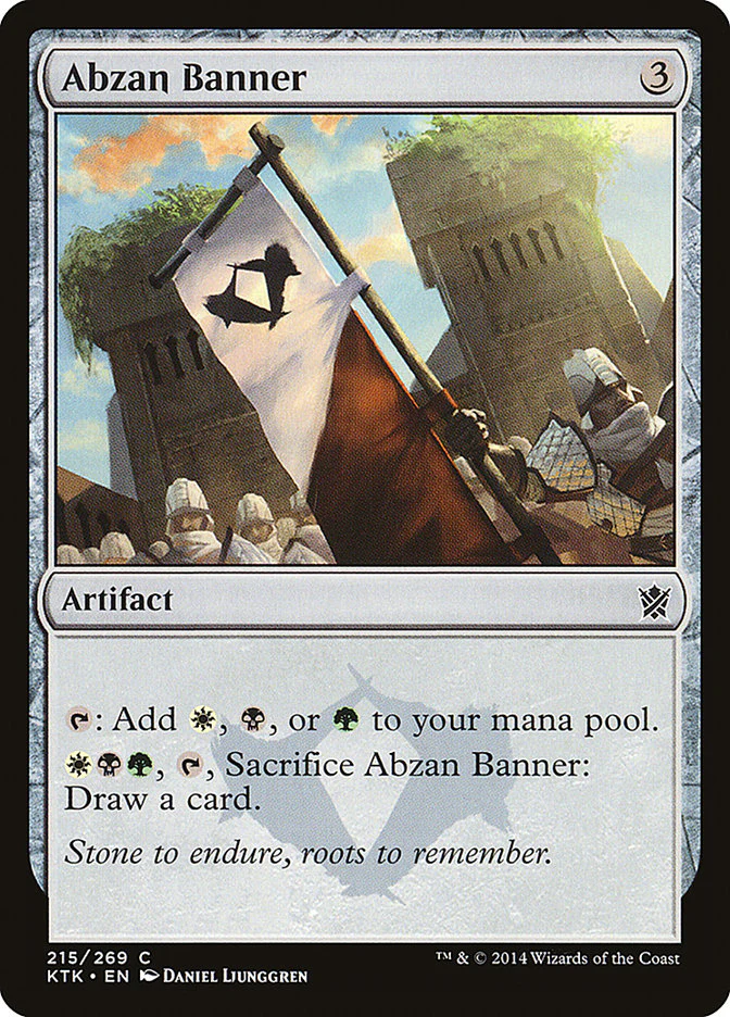 Abzan Banner 215 (Khans of Tarkir)  - Foil