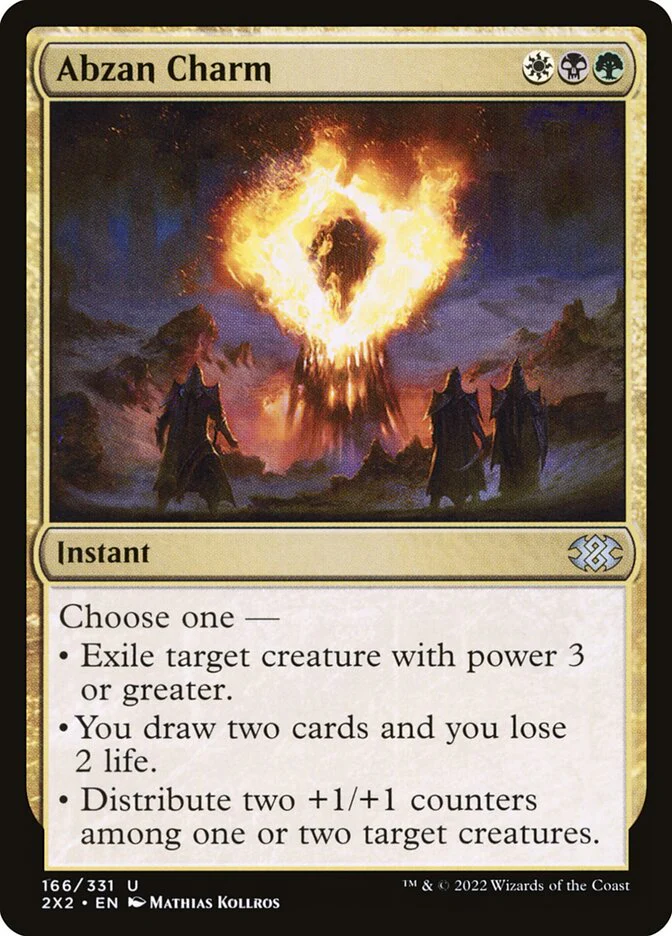 Abzan Charm 166/331 (Double Masters 2022) - Foil