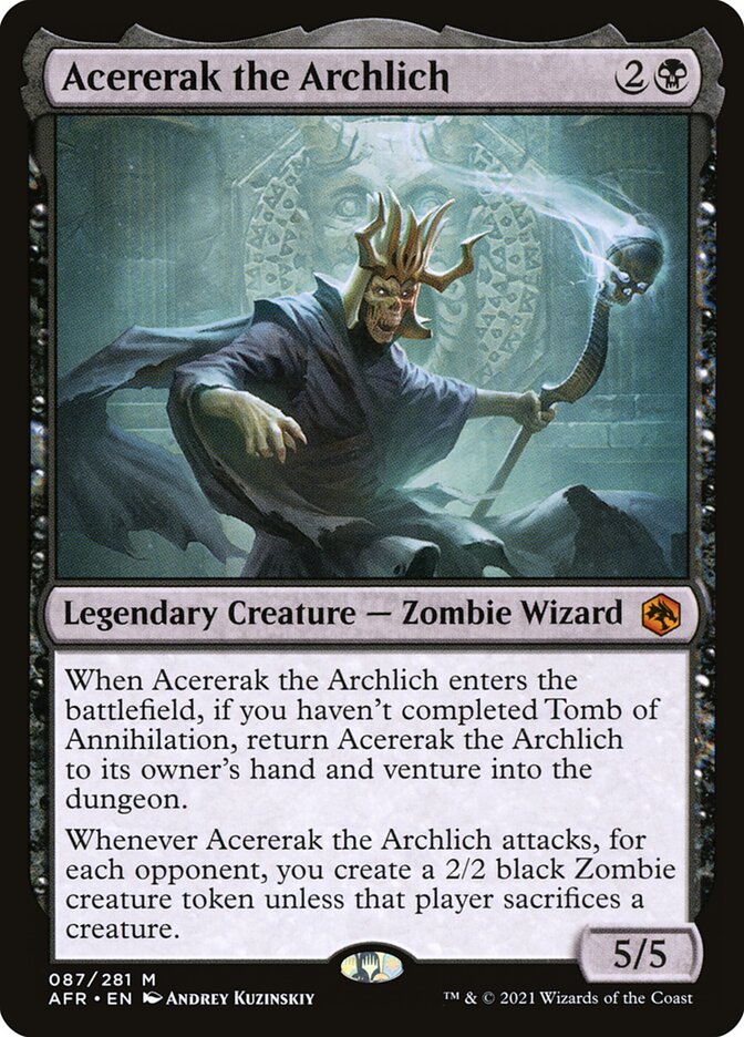 Acererak the Archlich 87/281 (Adventures in the Forgotten Realms) - Foil