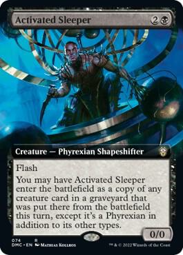 Activated Sleeper Extended Art 74/50 (Commander: Dominaria United)