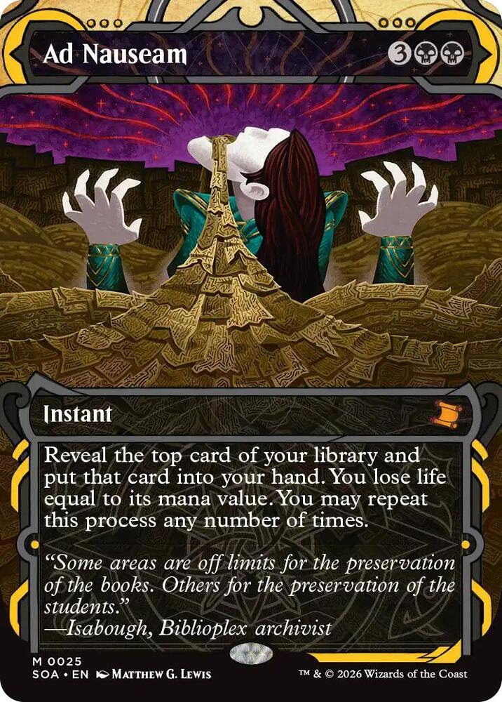 Ad Nauseam 25 (Secrets of Strixhaven: Mystical Archive)