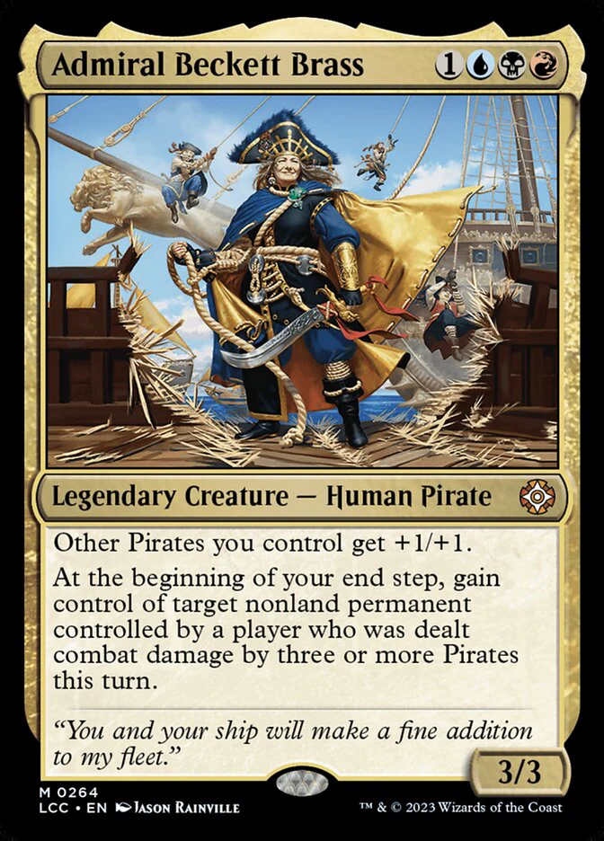 Admiral Beckett Brass 264/370 (Commander: The Lost Caverns of Ixalan)