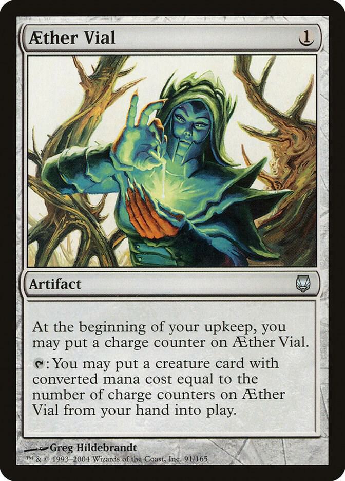 Aether Vial 91/165 (Darksteel)