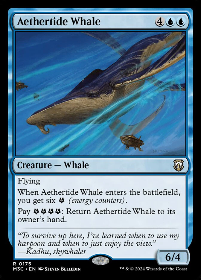 Aethertide Whale 175/411 (Commander: Modern Horizons 3)