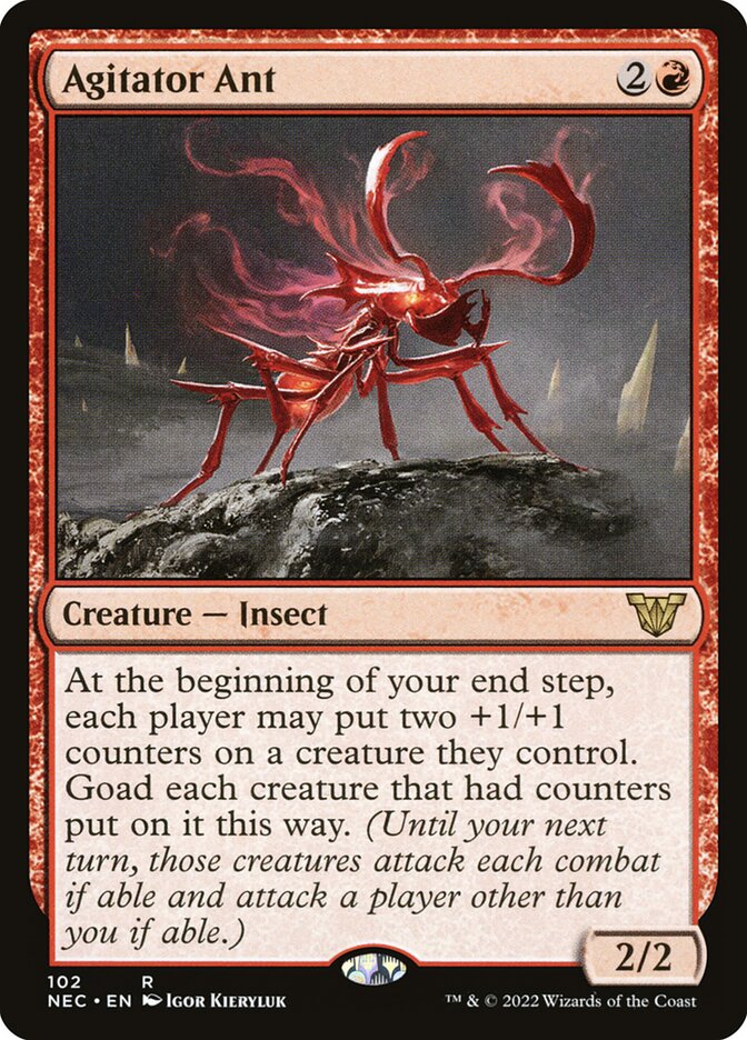 Agitator Ant 102/38 (Commander: Kamigawa: Neon Dynasty)