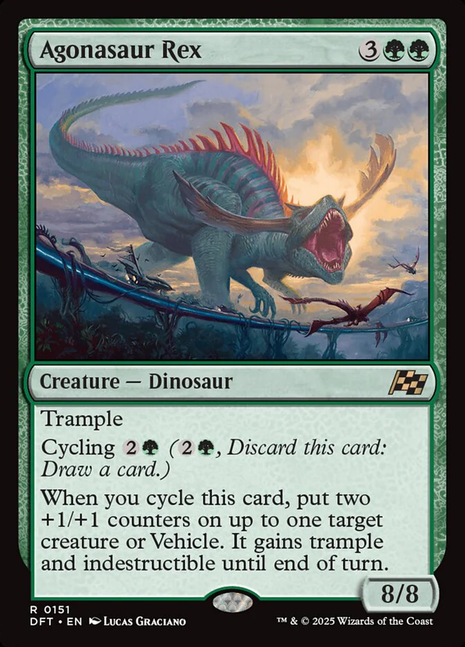 Agonasaur Rex 151/291 (Aetherdrift)  - Foil