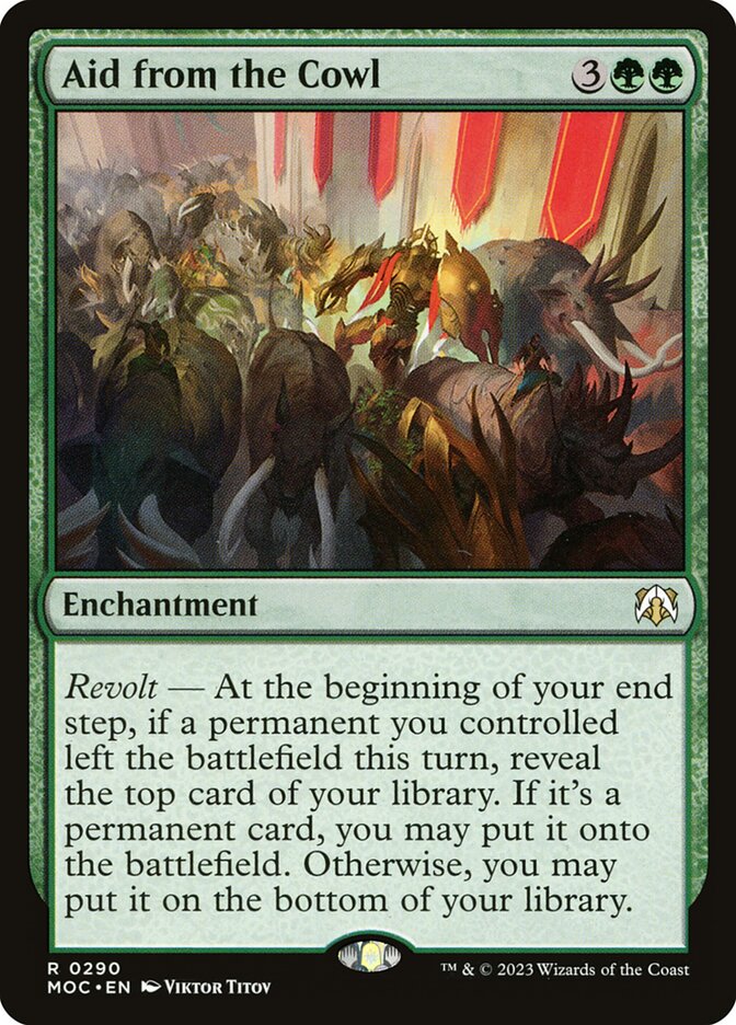 Aid from the Cowl 290/444 (Commander: March of the Machine)