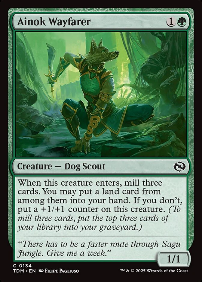 Ainok Wayfarer 134 (Tarkir: Dragonstorm)  - Foil