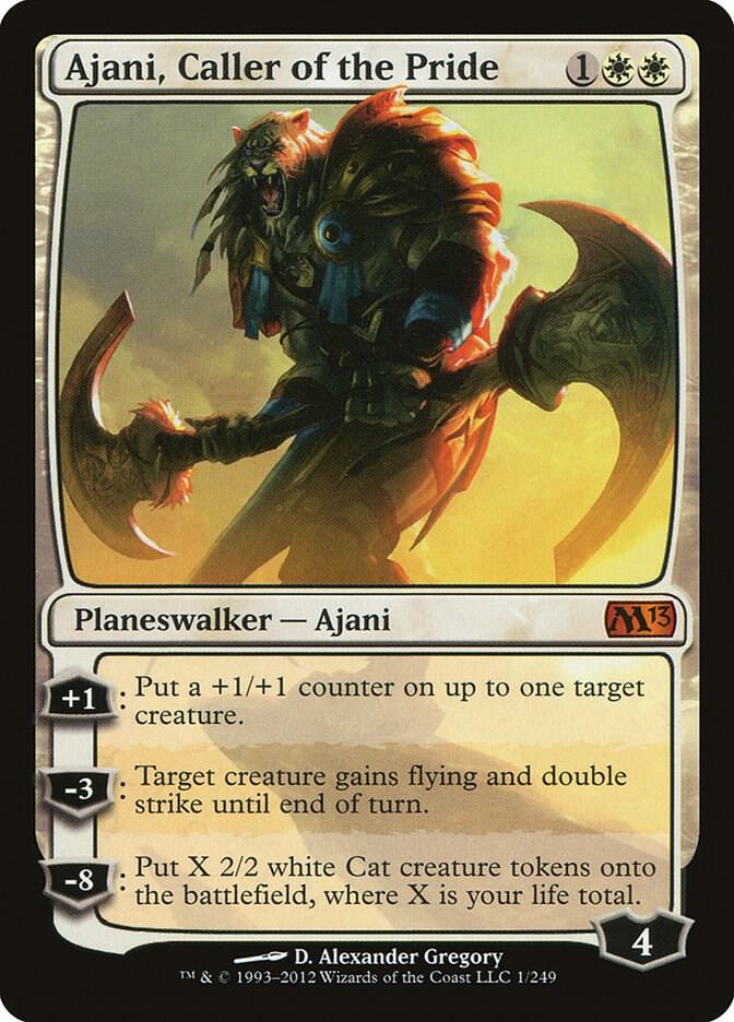 Ajani, Caller of the Pride 1/249 (Magic 2013 (M13))  - Foil
