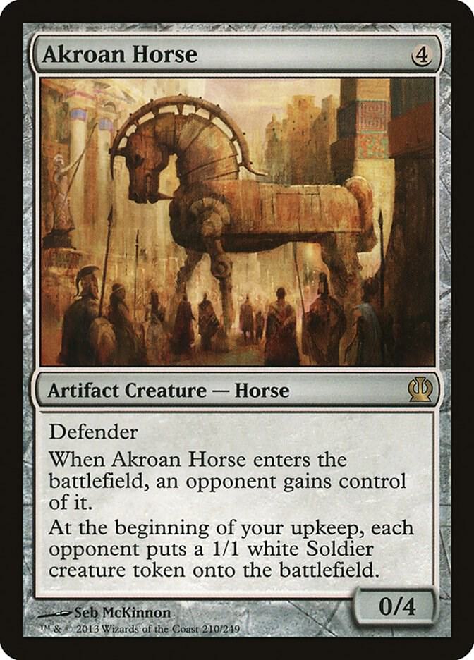 Akroan Horse 210 (Theros)  - Foil