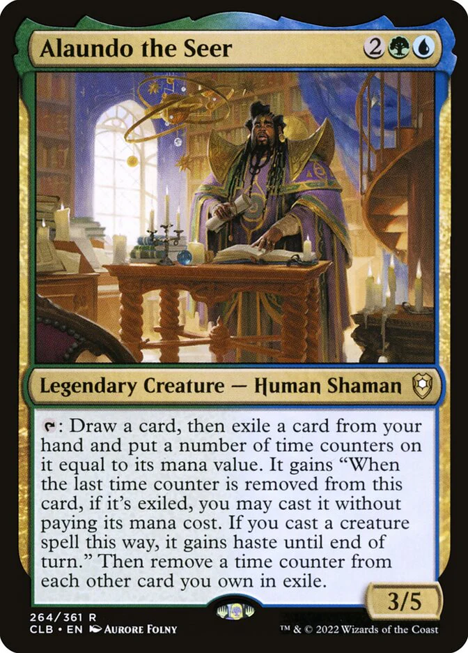 Alaundo the Seer 264/361 (Commander Legends: Battle for Baldur's Gate)