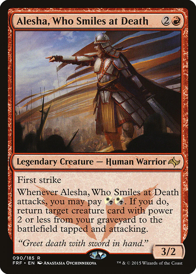 Alesha, Who Smiles at Death 90/185 (Fate Reforged) - Foil