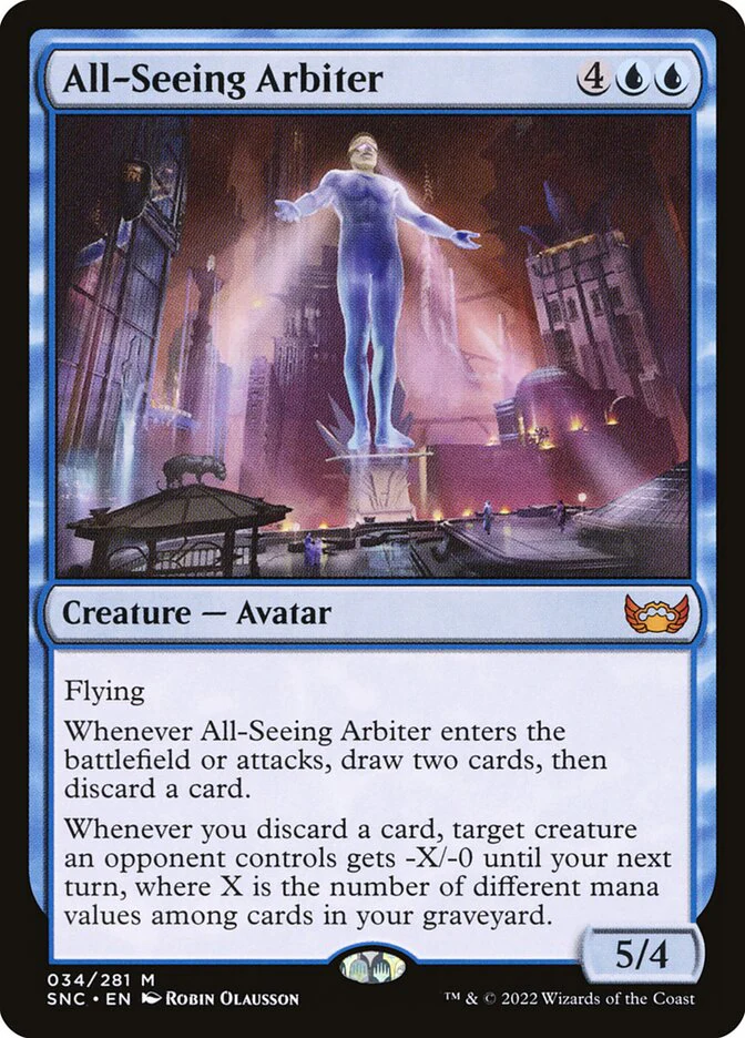 All-Seeing Arbiter 34/281 (Streets of New Capenna) - Foil