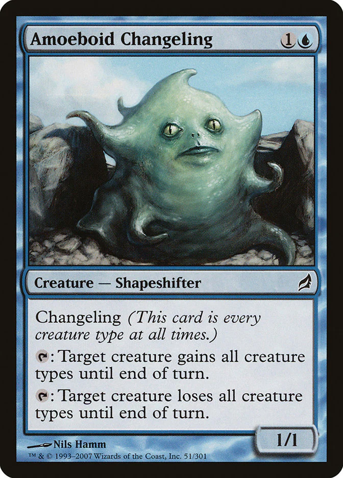 Amoeboid Changeling 51/301 (Lorwyn)