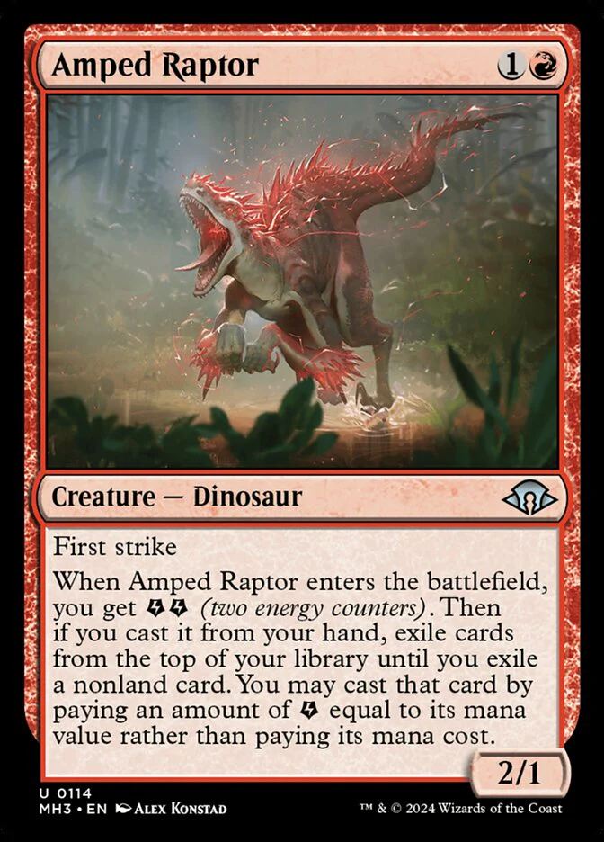 Amped Raptor 114/319 (Modern Horizons 3) - Foil