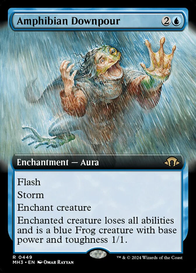 Amphibian Downpour 449 (Modern Horizons 3)  - Extended Art Foil