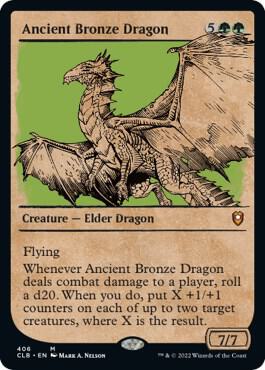 Ancient Bronze Dragon Showcase 406 (Commander Legends: Battle for Baldur's Gate)