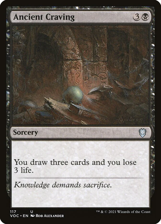 Ancient Craving 117/38 (Commander: Innistrad: Crimson Vow)