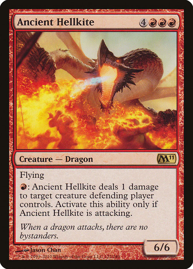 Ancient Hellkite 122/249 (Magic 2011 (M11))  - Foil