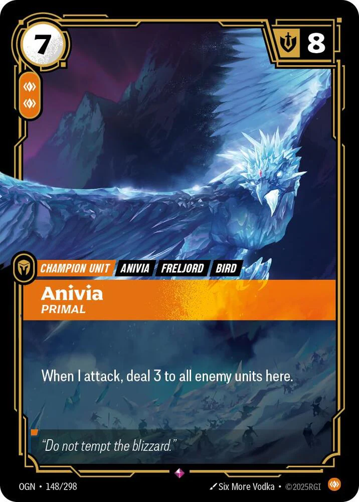 Anivia - Primal 148/298 (Origins)  - Foil