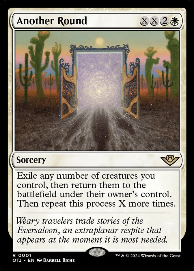 Another Round 1/286 (Outlaws of Thunder Junction)  - Foil