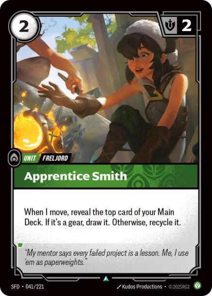 Apprentice Smith 41/221 (Spiritforged)