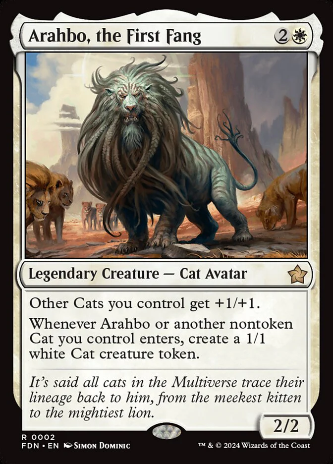 Arahbo, the First Fang 2/291 (Foundations) - Foil