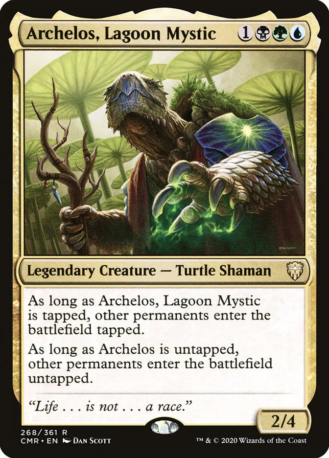 Archelos, Lagoon Mystic 268/361 (Commander Legends)