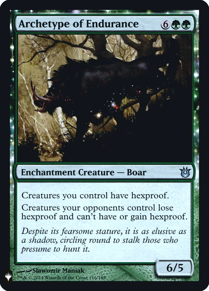 Archetype of Endurance 116 (The List Reprints)  - Foil
