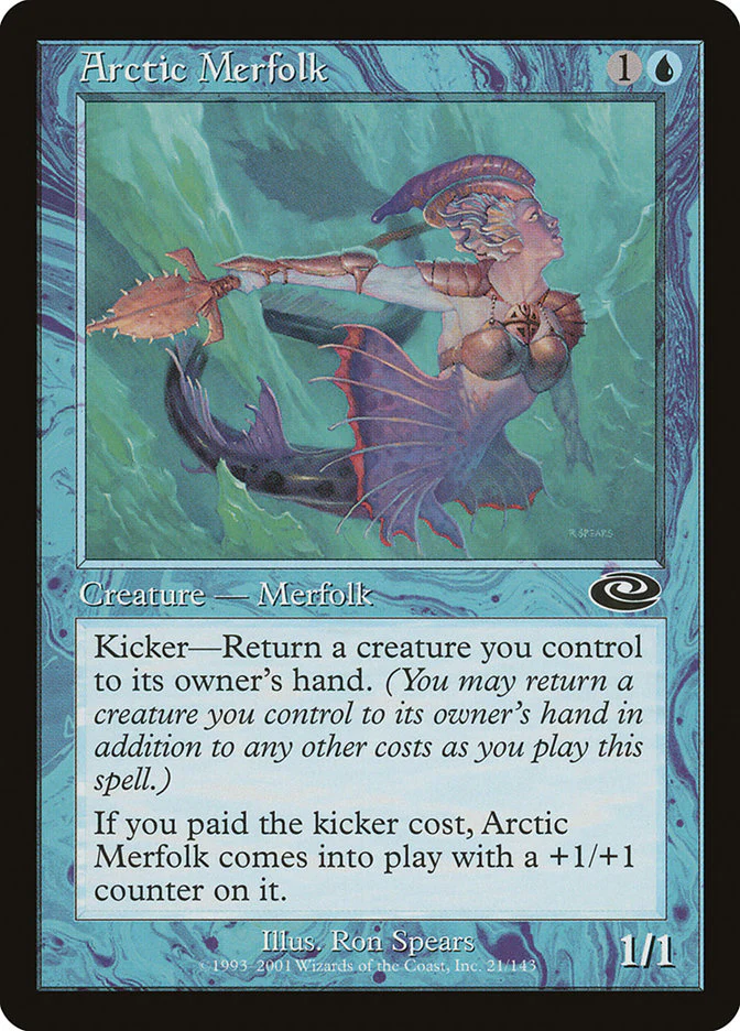 Arctic Merfolk 21/143 (Planeshift) - Foil