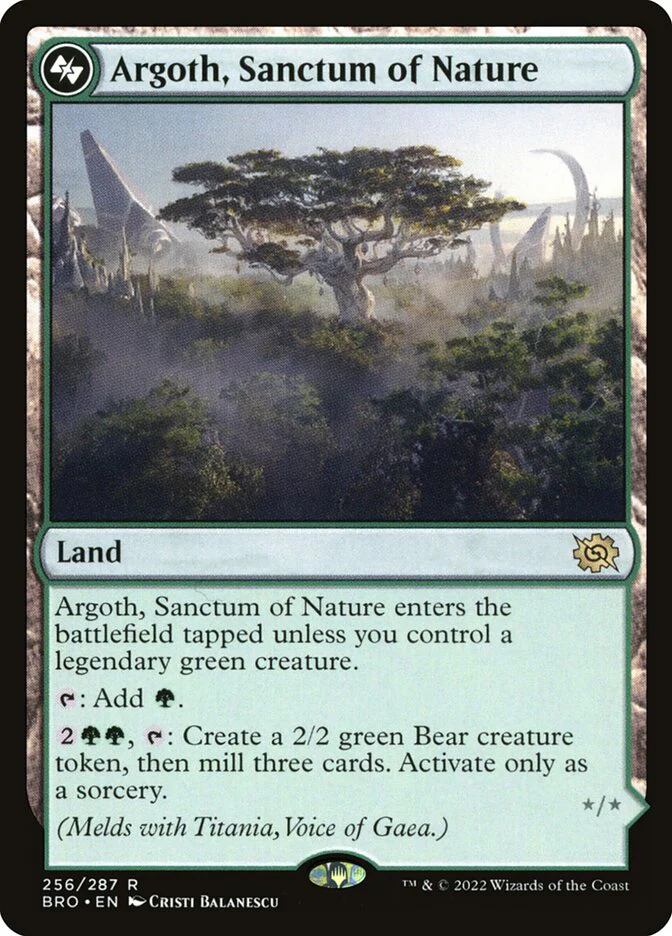 Argoth Sanctum of Nature 256 (The Brothers' War)  - Foil