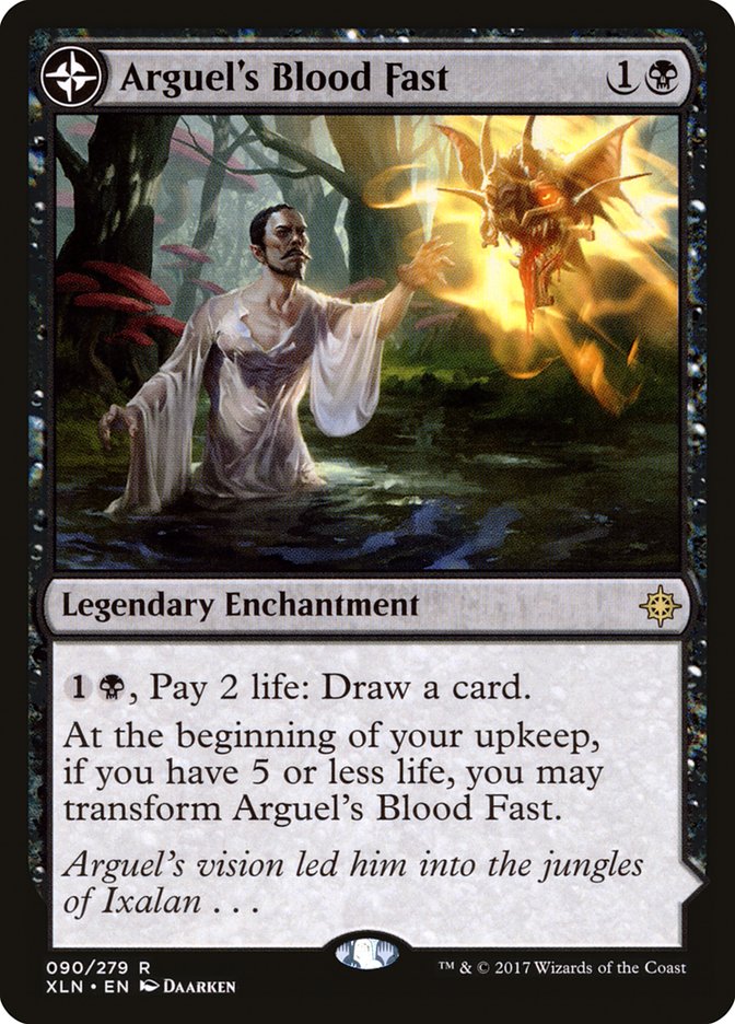 Arguel's Blood Fast // Temple of Aclazotz 90/279 (Ixalan)  - Foil