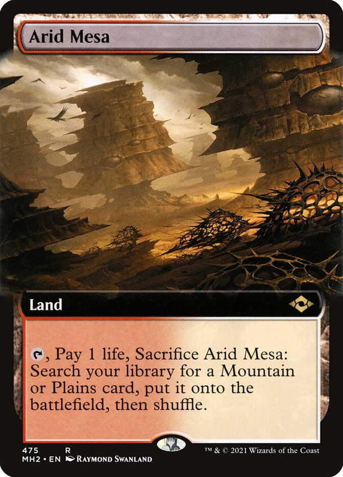 Arid Mesa Extended Art 475 (Modern Horizons 2) - Foil