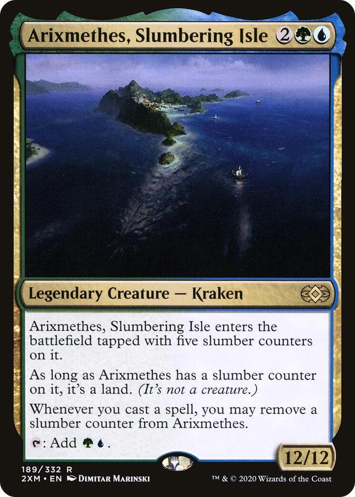 Arixmethes, Slumbering Isle 189/332 (Double Masters)