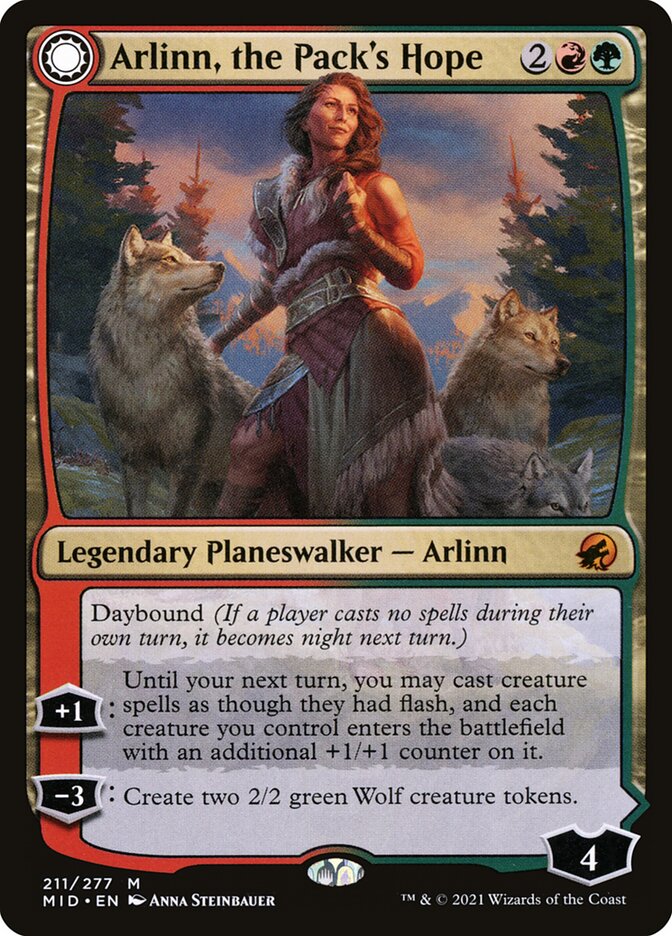 Arlinn the Packs Hope 211 (Innistrad: Midnight Hunt)  - Foil