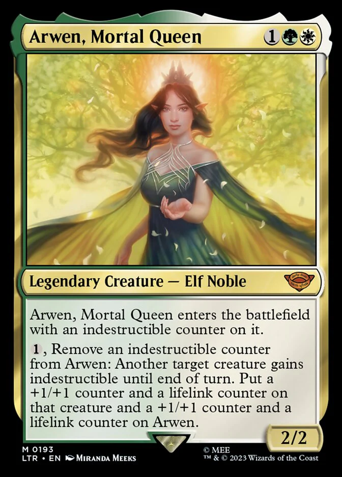 Arwen Mortal Queen 193 (Universes Beyond: The Lord of the Rings: Tales of Middle-earth)  - Foil