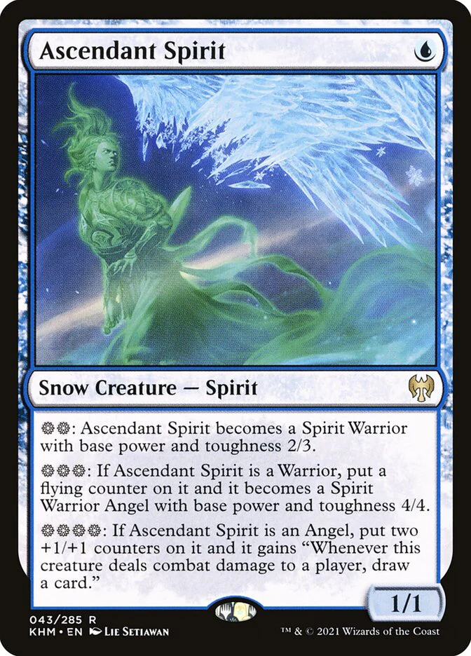 Ascendant Spirit 43/285 (Kaldheim)