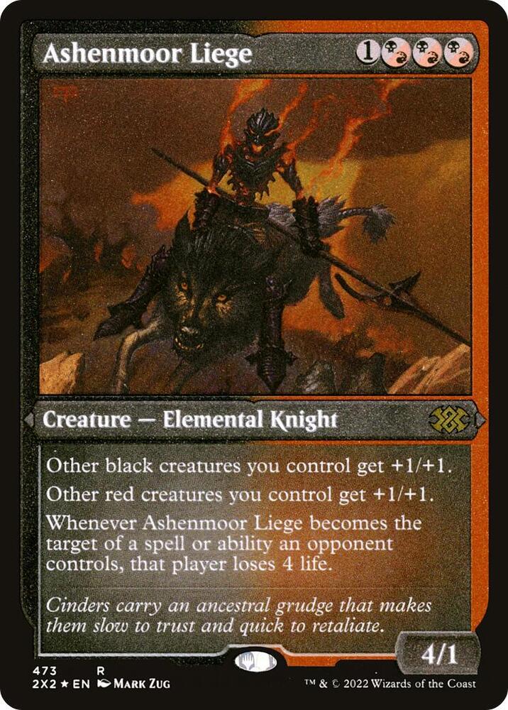 Ashenmoor Liege Foil Etched 473 (Double Masters 2022)  - Foil