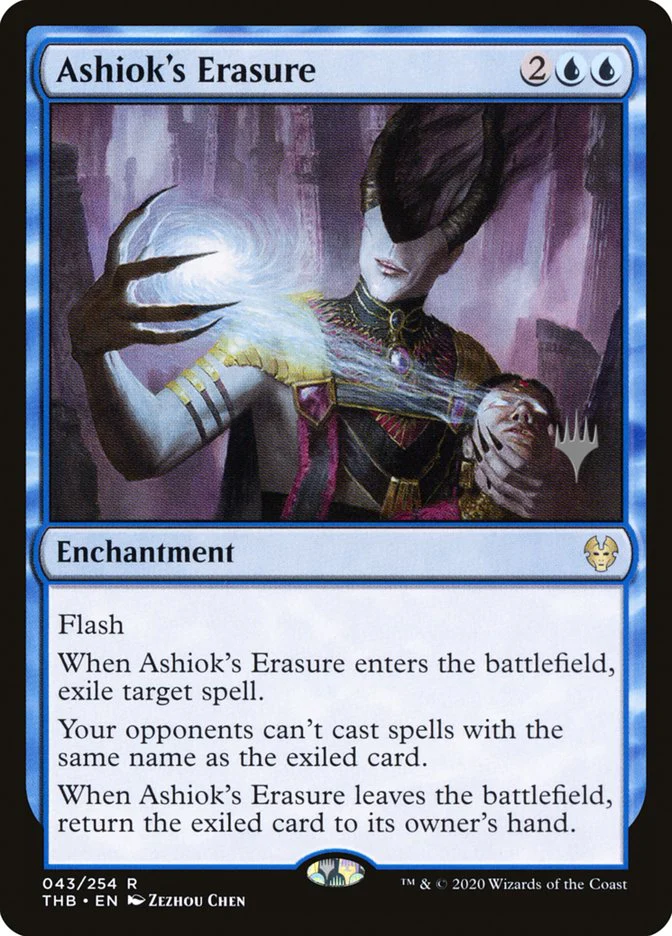 Ashiok's Erasure 43p/137 (Promo Pack: Theros Beyond Death) - Foil