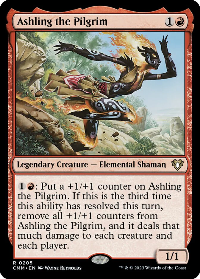 Ashling the Pilgrim 205/451 (Commander Masters)
