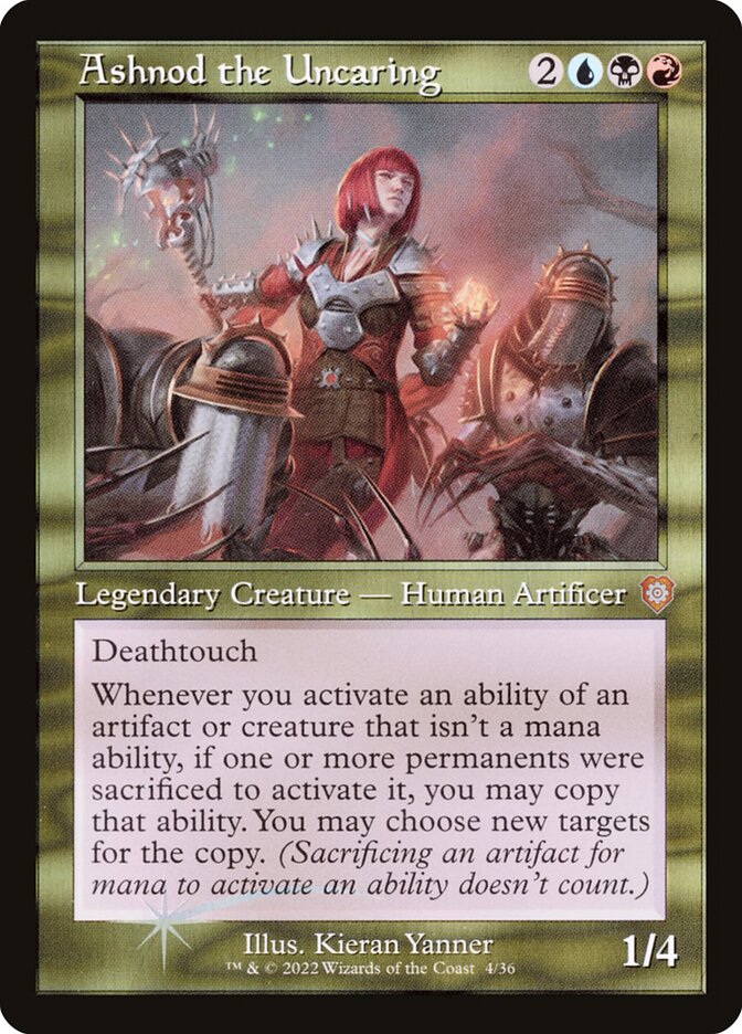 Ashnod the Uncaring 4/40 (Commander: The Brothers' War)  - Foil