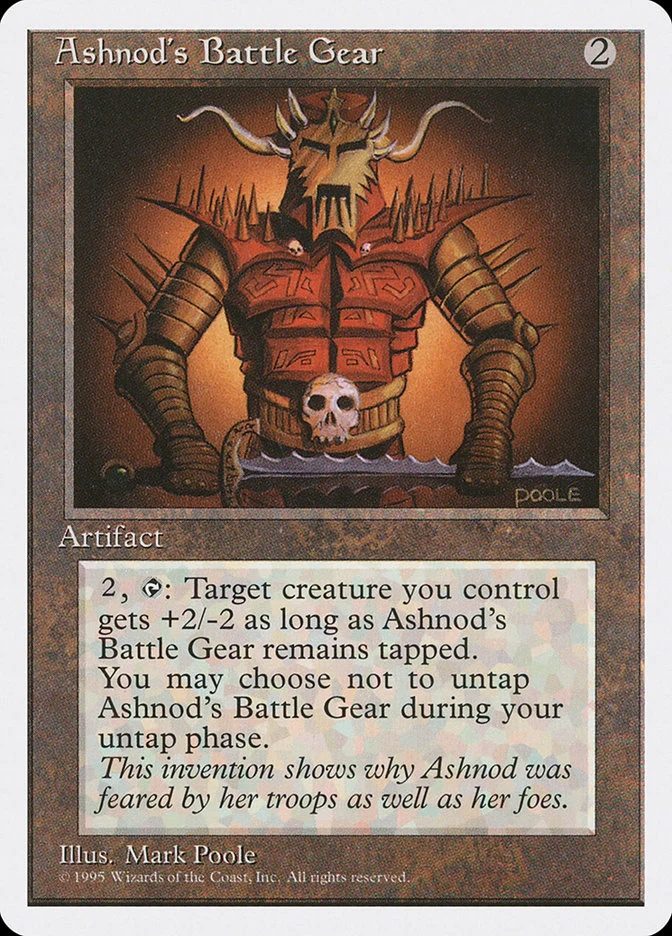 Ashnod's Battle Gear 296/378 (Fourth Edition)