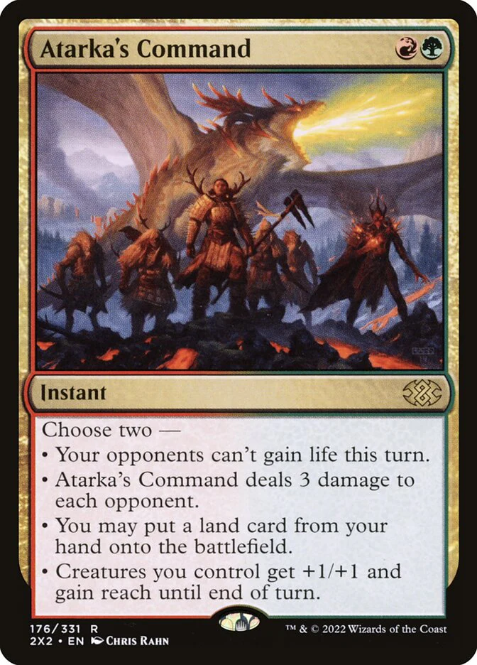 Atarka's Command 176/331 (Double Masters 2022) - Foil