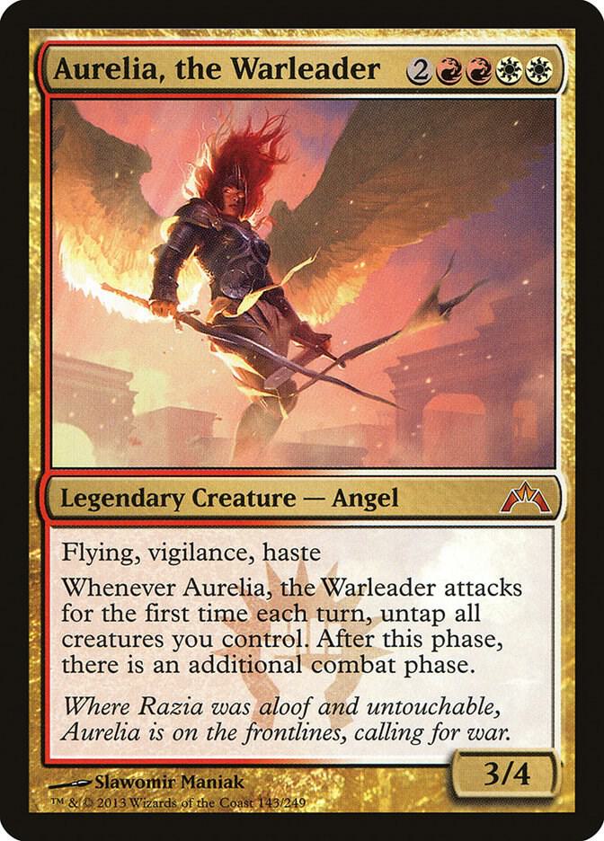 Aurelia the Warleader 143 (Gatecrash)  - Foil