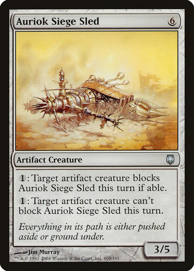 Auriok Siege Sled 105/165 (Darksteel)