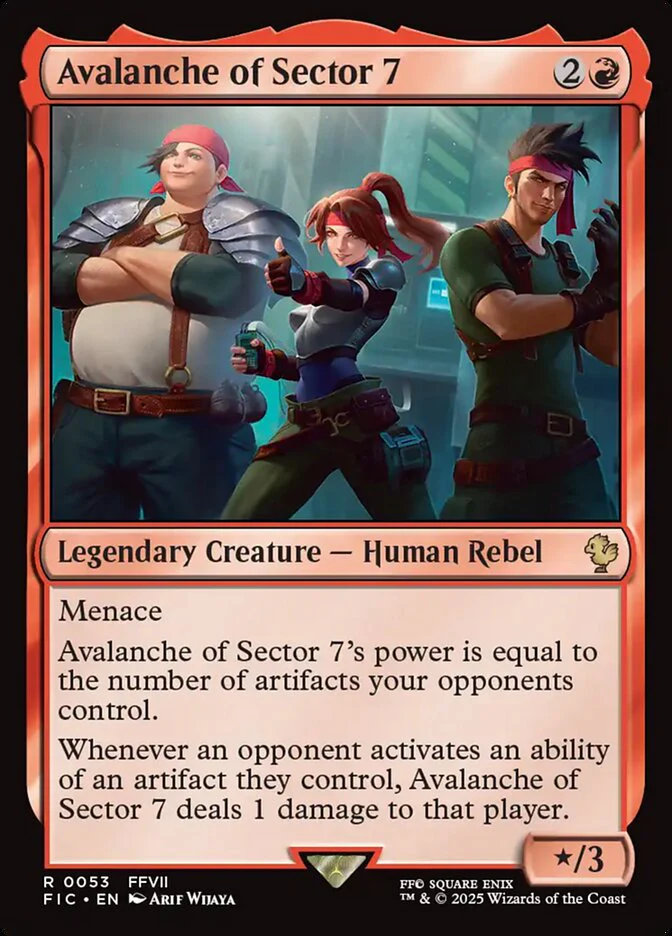 Avalanche of Sector 7 53/100 (Commander: FINAL FANTASY)
