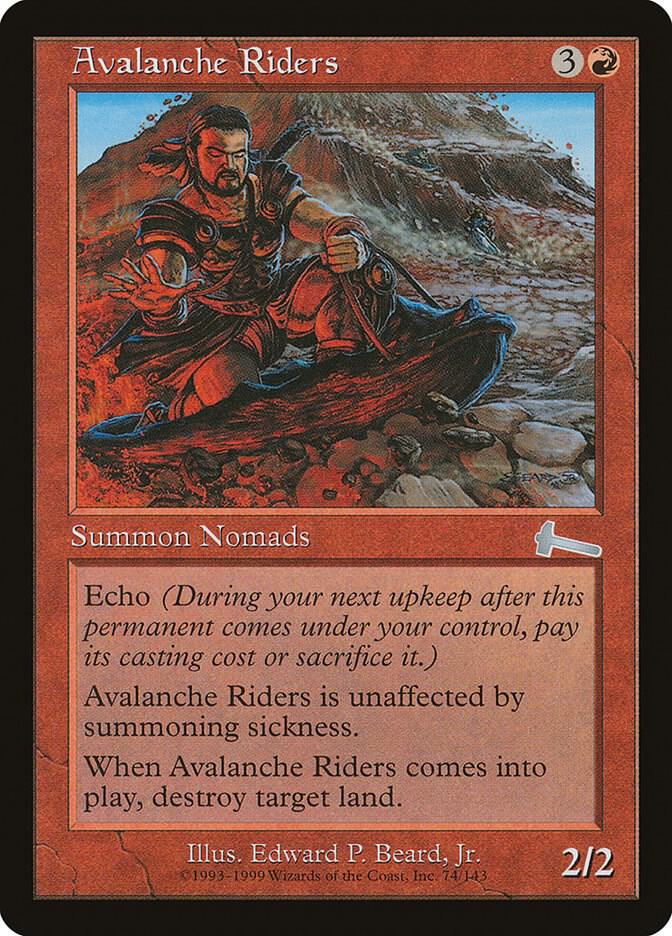 Avalanche Riders 74/143 (Urza's Legacy)  - Foil