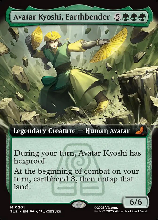 Avatar Kyoshi, Earthbender 201/317 (Avatar: The Last Airbender: Eternal-Legal)  - Extended Art Foil