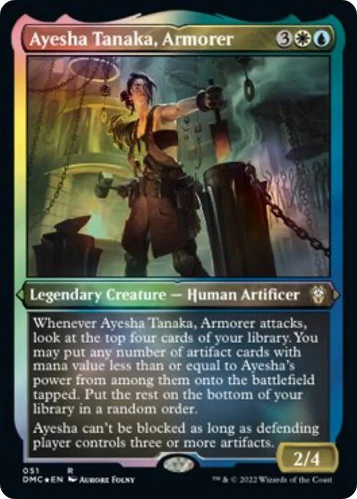 Ayesha Tanaka, Armorer 51 (Commander: Dominaria United)  - Etched Foil